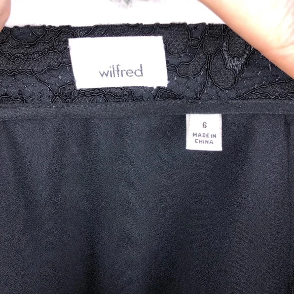 WILFRED Claribel 100% Silk Lace Skirt - Picture 8 of 10